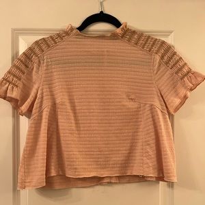 Free People Top - Light Orange